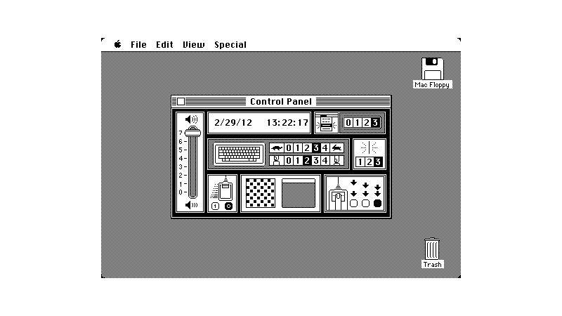 Original Mac Interface