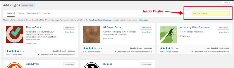 Search WooCommerce Plugin