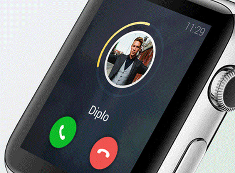 Apple Watch - Incoming call by Thibaut Vanden-Dorpe