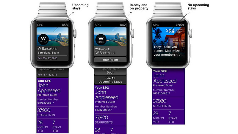 Starwood Preferred Guest App for Apple Watch