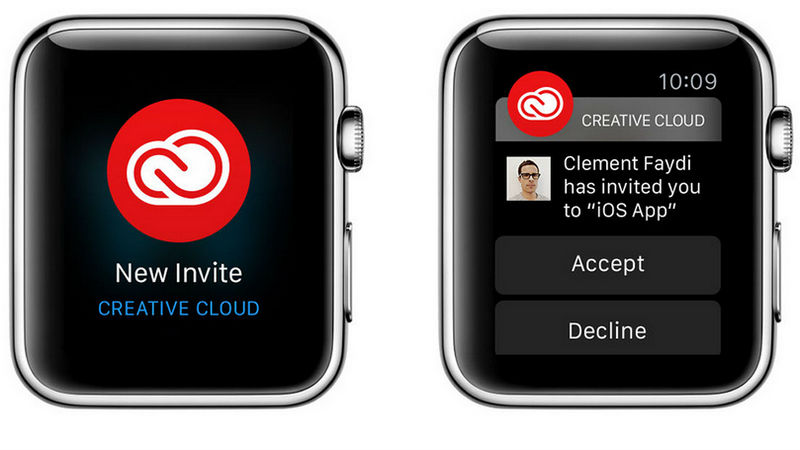 Adobe Creative Cloud for Apple Watch