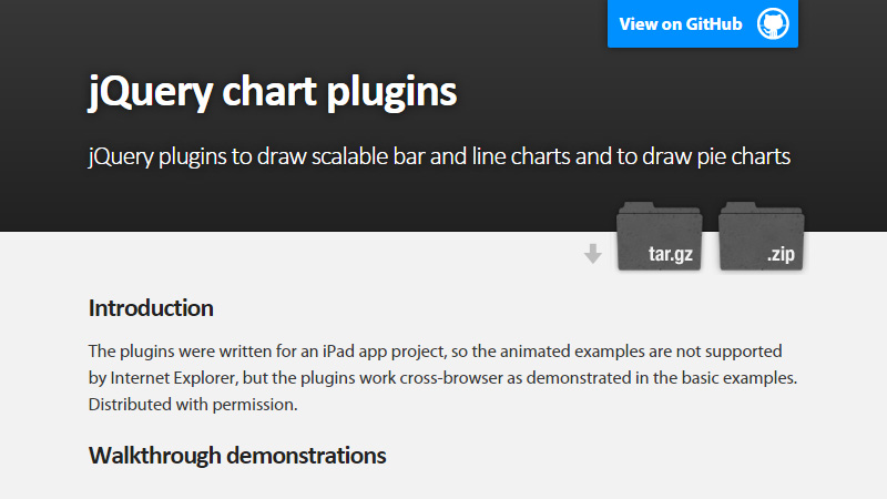 jQuery Chart Plugins