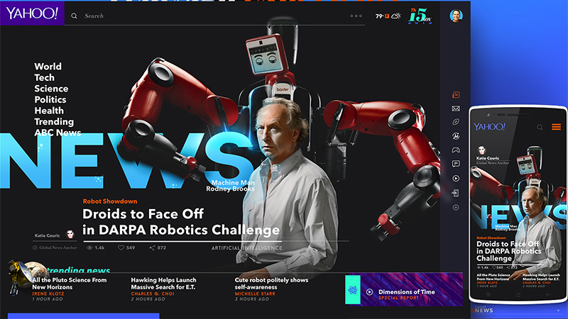 Yahoo News Redesign