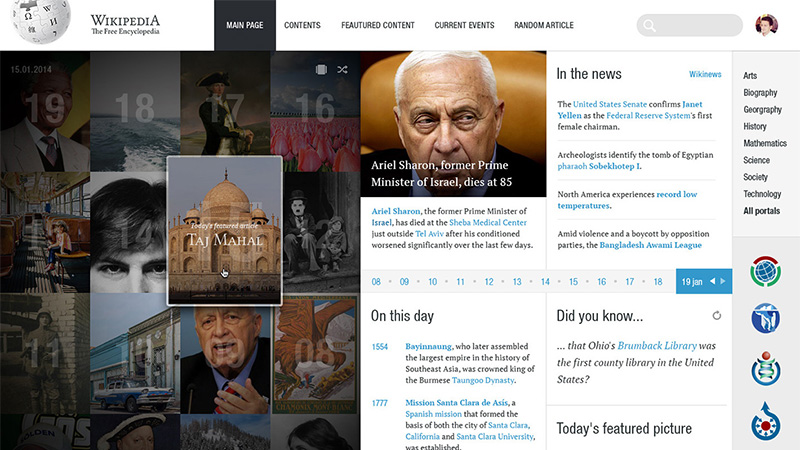 Wikipedia Redesign