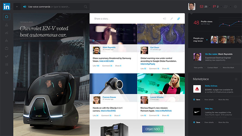 LinkedIn Redesign