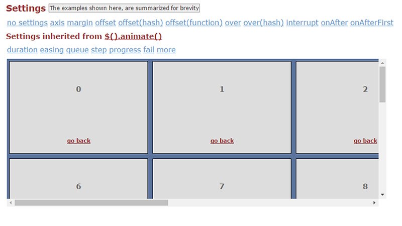 jQuery.ScrollTo