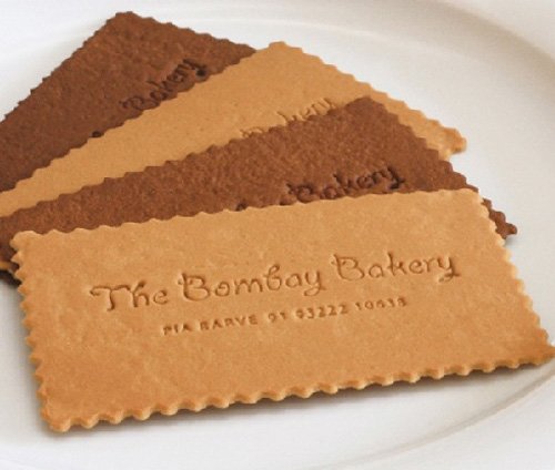 edible business card