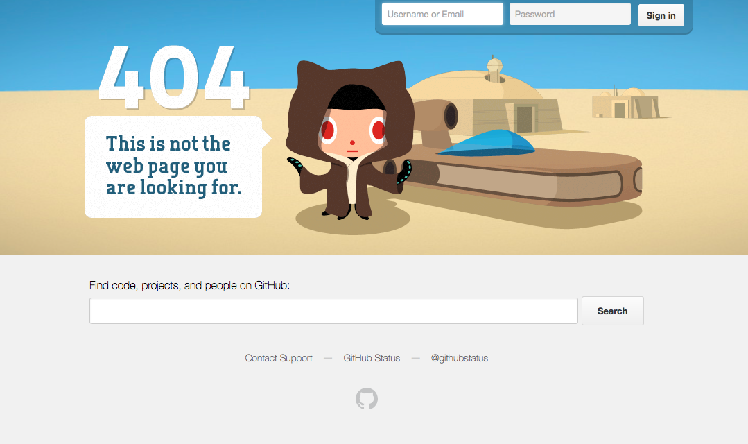 Github 404