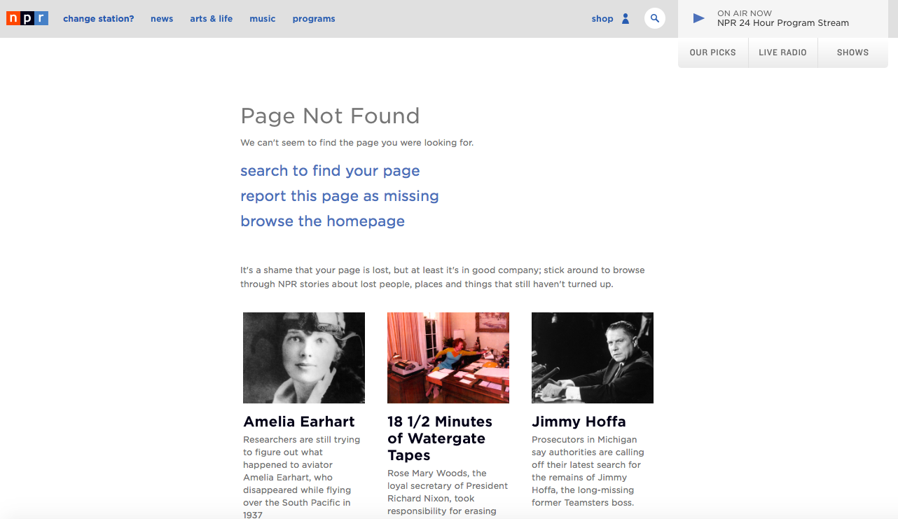 NPR 404