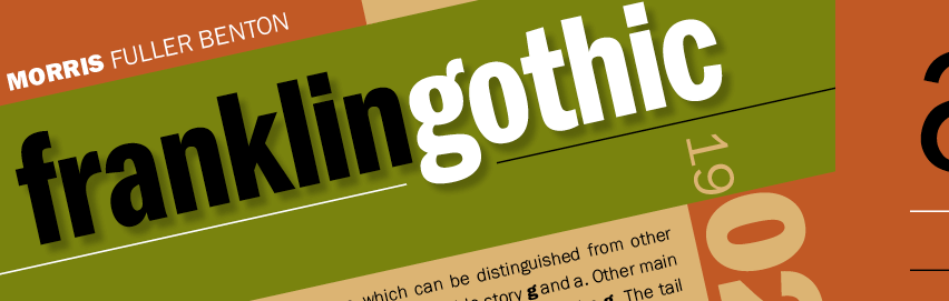 Sans Serif Typefaces - Franklin Gothic