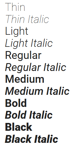 Web Typography - Fonts