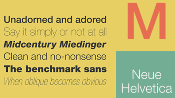 Web Typography - Neue Helvetica