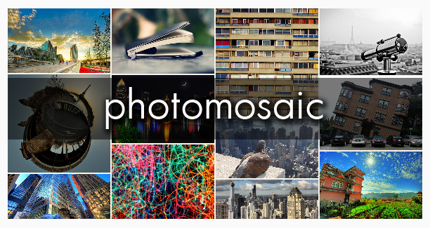 Photomosaic plugin