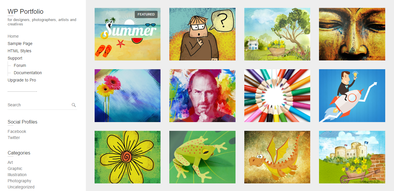 WP Portfolio theme