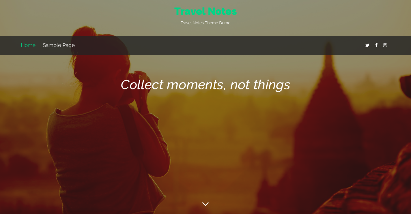 Travel Notes theme