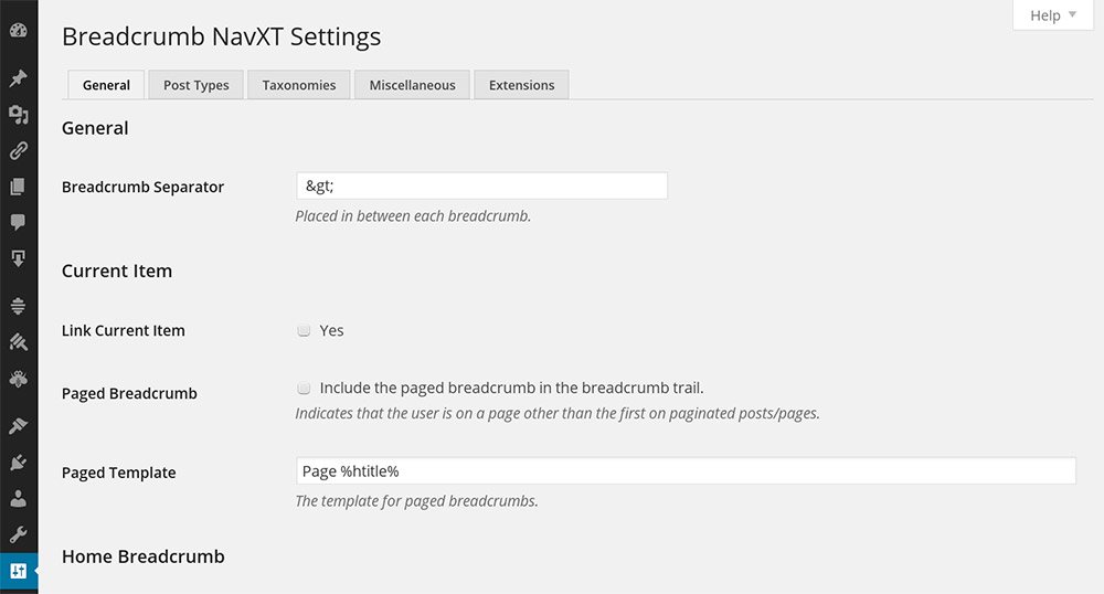 breadcrumb navxt plugin