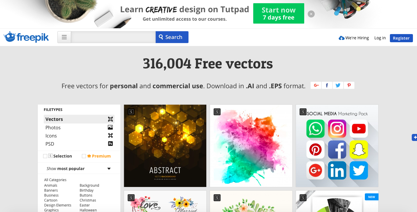 Download 10 of the Best Websites to Download Free Vector Art ...