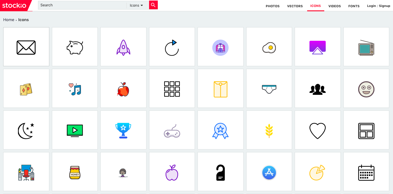 stockio free icons