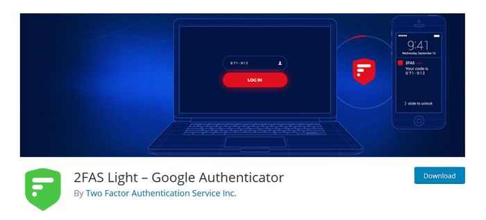 2FAS Light WordPress Plugin for Two Factor Authentication