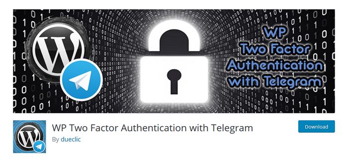 WP Two Factor Authentication with Telegram