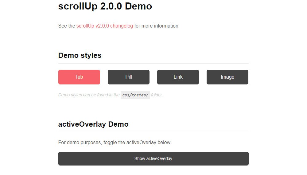 ScrollUp jquery