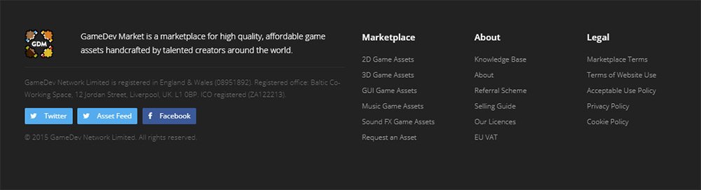 GameDevMarket homepage