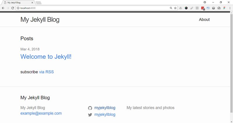 Updated Jekyll blog