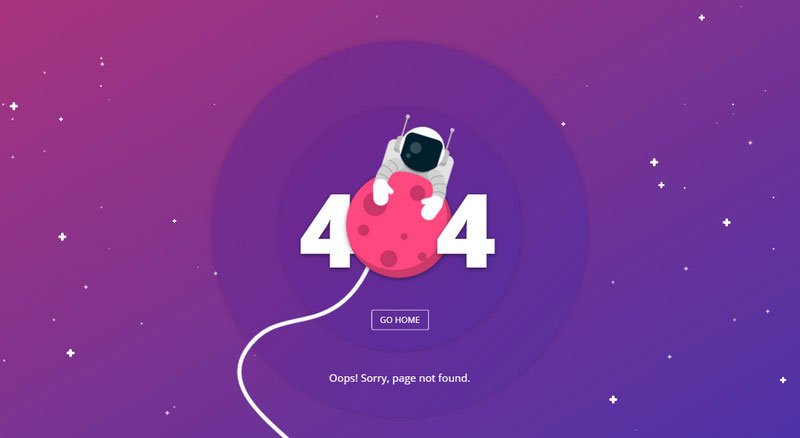 Html Css Code Snippets Of Illustrated 404 Pages Onextrapixel