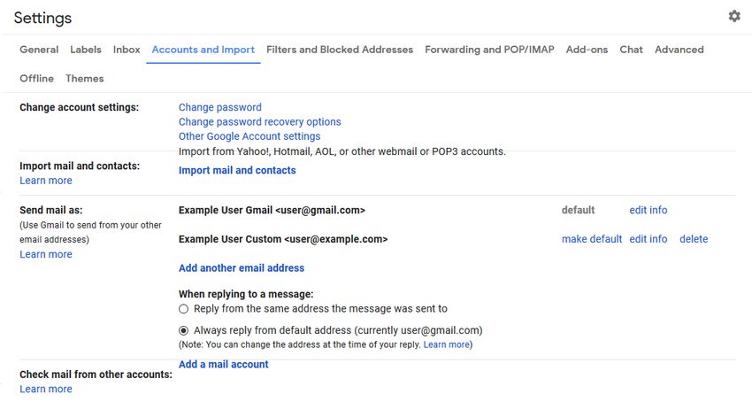 Gmail Enviar E-mail como