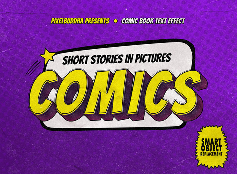Old Comics Text Effects Set