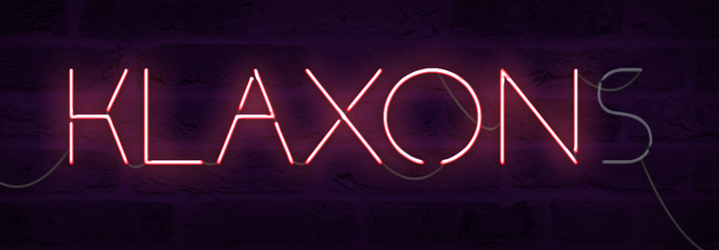 Klaxons - Best neon fonts 