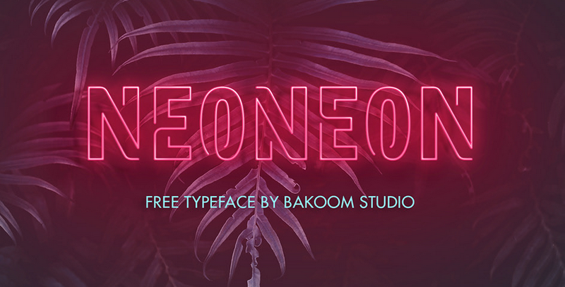 Neoneon - Best neon fonts