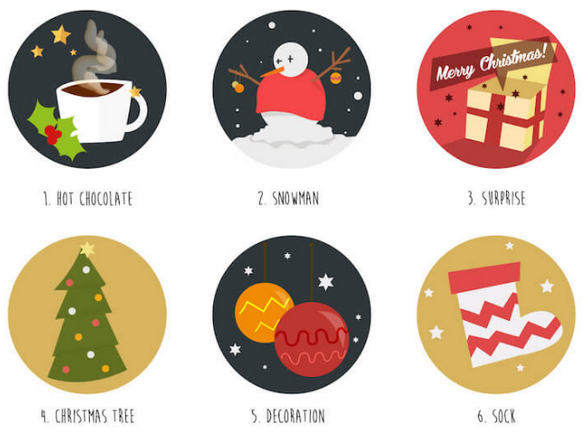 Christmas Advent Icons