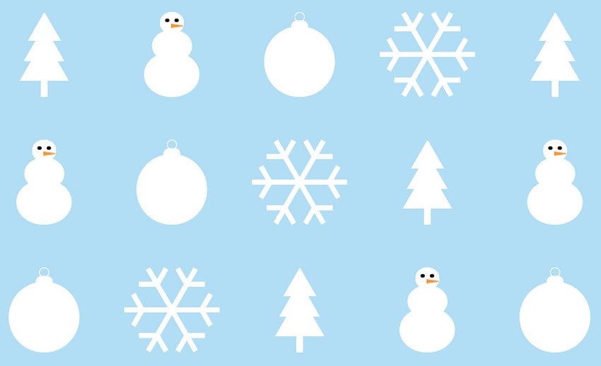 Christmas Background in Pure CSS