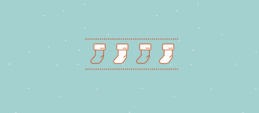 Christmas Stocking Loading Animation