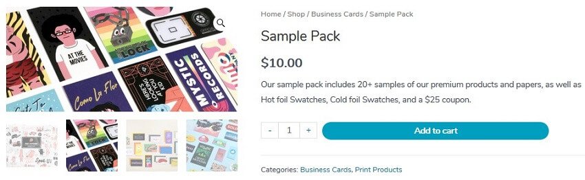 sample packs