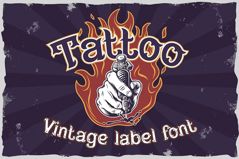 Best vintage tattoo font