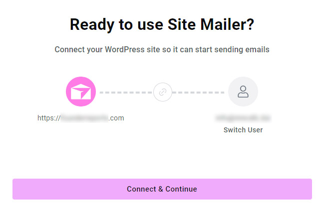 Connecting Site Mailer to your site