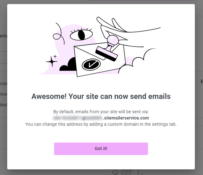 Website is connected