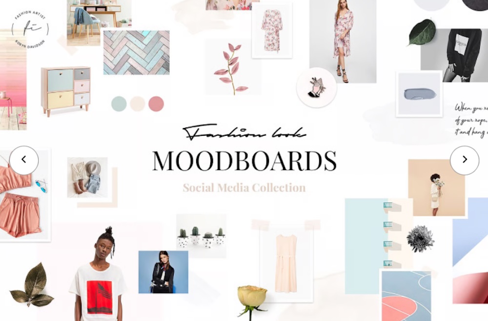 Fashion Look Mood Boards Collection