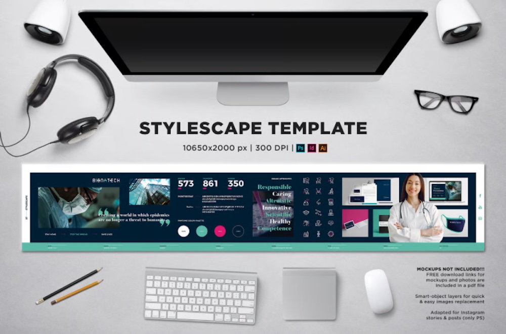 Stylescape / Moodboard Template 07