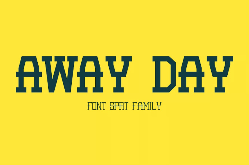 Away Day – Sport Font Family
