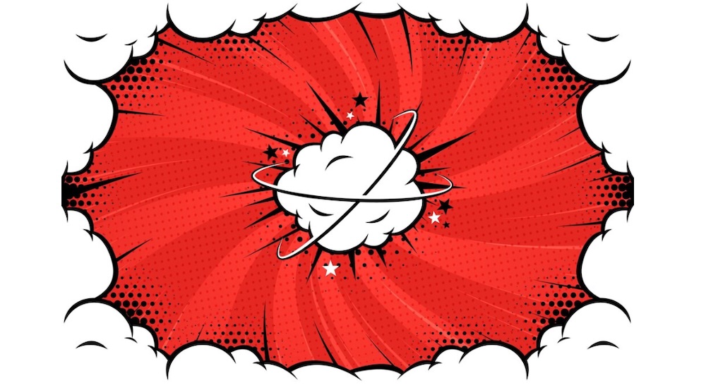 Flat Comic Style Background