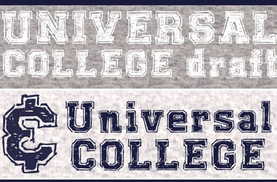 universal college font